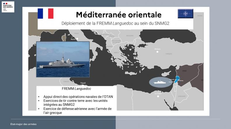 BASSIN MÉDITERRANÉEN : DÉPLOIEMENTS MARITIMES