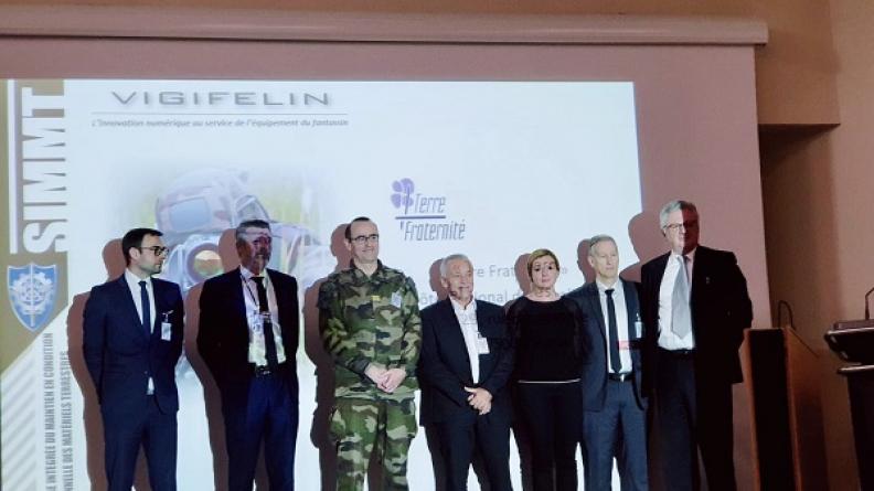 Les lauréats récompensés pour le module de maintenance prévisionnelle FELIN, le 11 décembre 2019