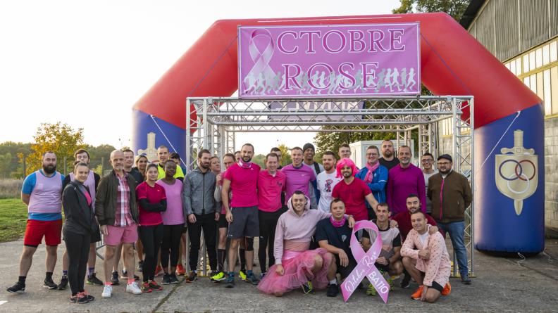 La course solidaire sur la BA de Creil a mobilisé 711 coureuses et coureurs.