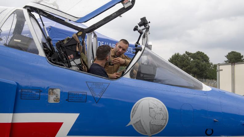 L'Alphajet, l'avion pour la formation des pilotes de chasse et par la Patrouille de France