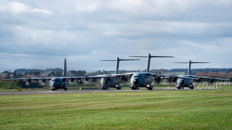Vol conjoint entre forces aériennes néo-zélandaises et françaises