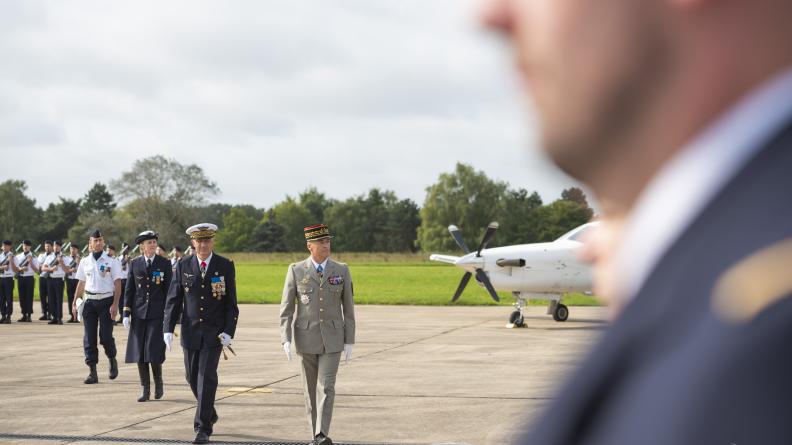 Prise de commandement de la Base Aérienne 107