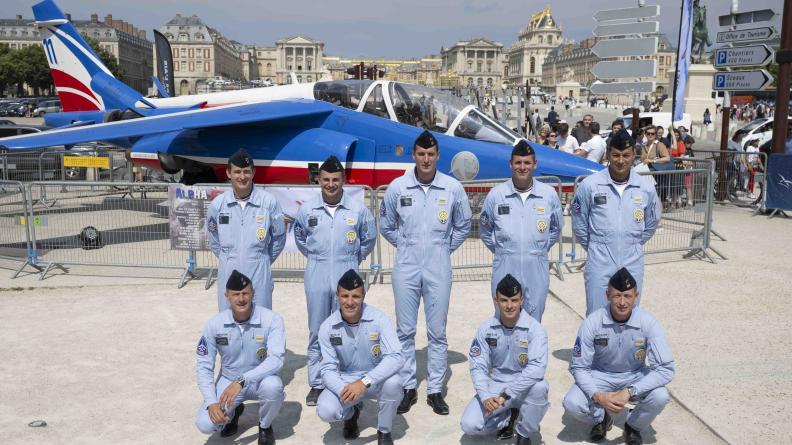 L’armée de l’Air et de l’Espace installe son village en face du château de Versailles