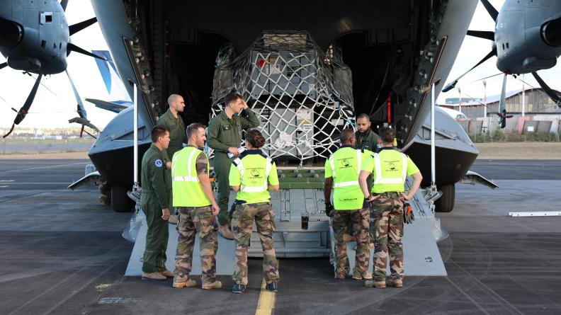 Base aérienne de La Réunion : un pont aérien pour répondre à l’urgence humanitaire