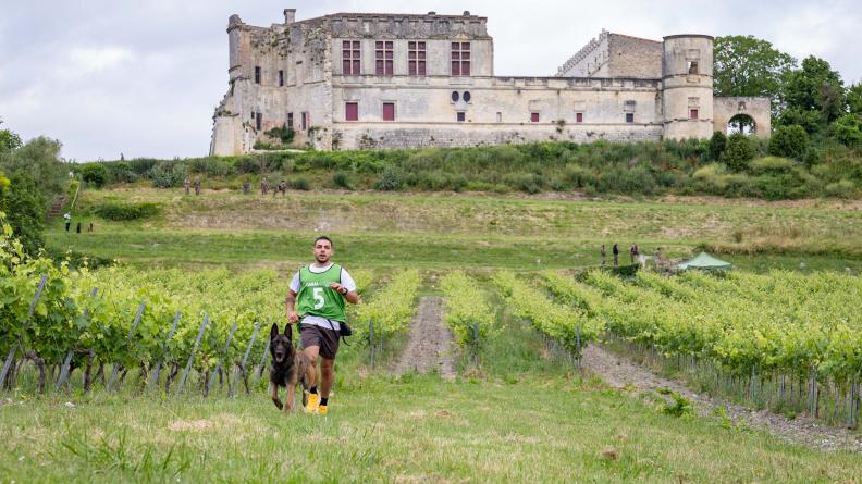 Le château de Bouteville était le point d’arrivée de la course.