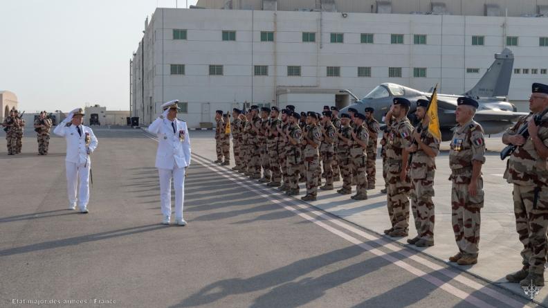 Passation de commandement pour la base aérienne des FFEAU
