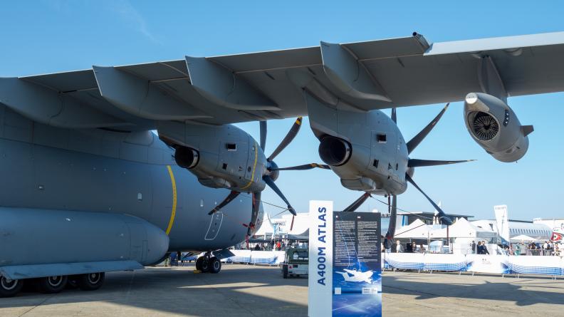 Stand A400M au salon du Bourget