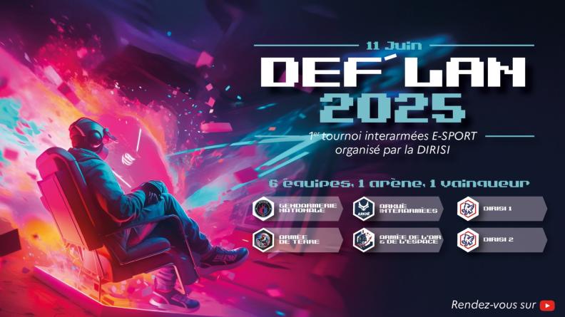 DEF'LAN, le 1er tournoi interarmées e-sport organisé par la DIRISI