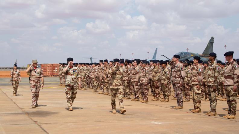 Le chef d’état-major de l’armée de l’Air et de l’Espace Stéphane Mille, lors de la passation de comm