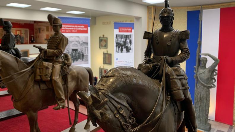 Scupture d'un officier