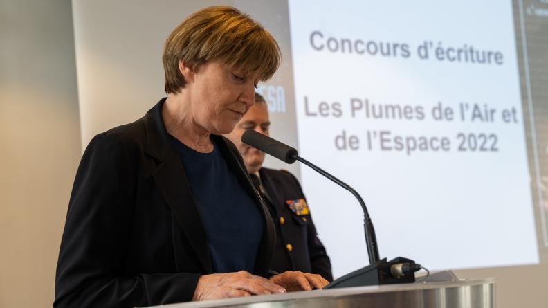 Madame Sophie Duhamel, présidente de la Fondation Ailes de France