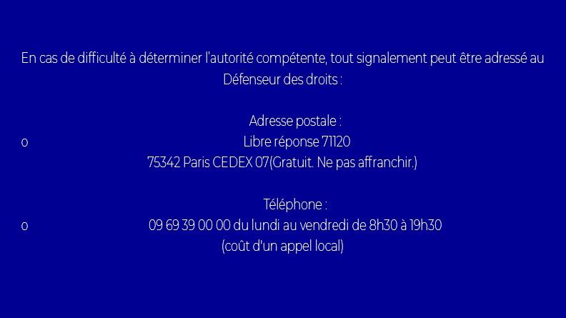 Clôture de procédure