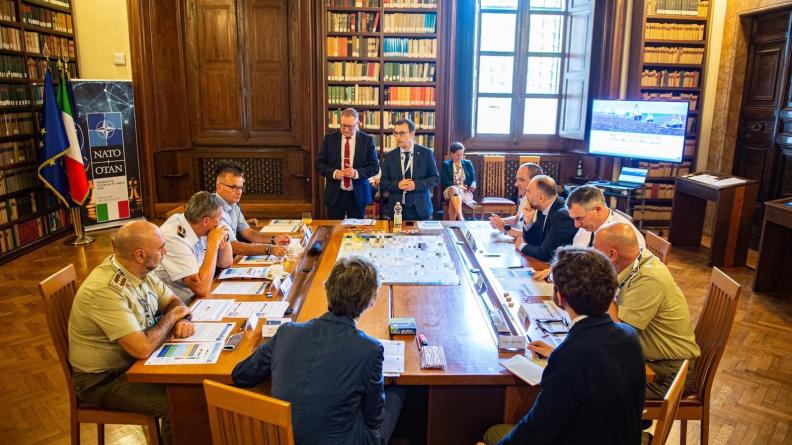 NATO’s Wargaming Initiative 2023 - jeu de guerre politico-militaire du CICDE