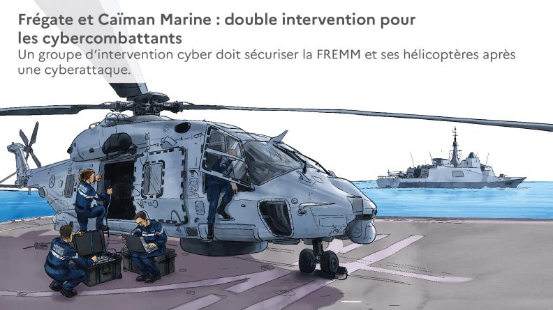 DEFNET 2025 - Frégate et Caïman Marine : double intervention pour les cybercombattants