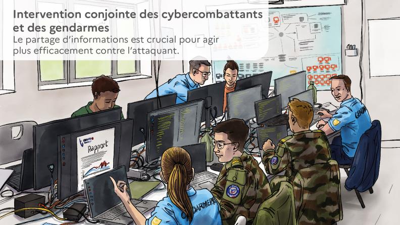 DEFNET 2025 : intervention conjointe des cybercombattants et des gendarmes