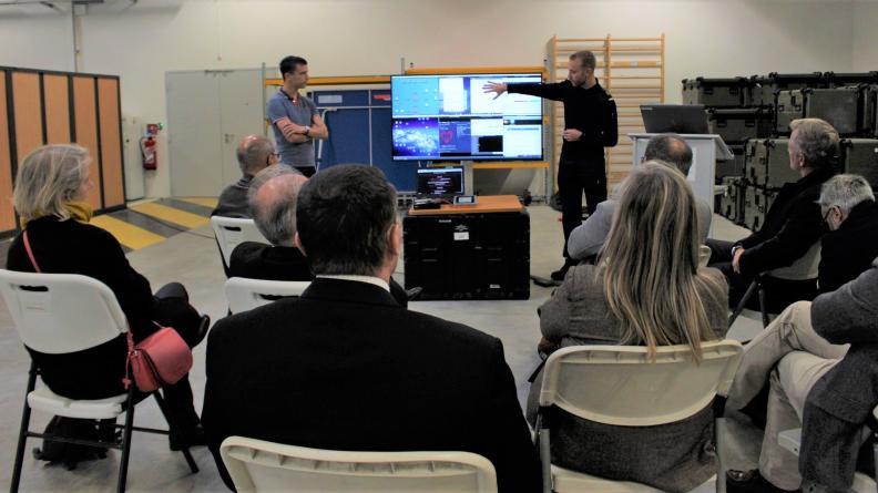 Démontrations cyber devant les auditeurs de l'IHEDN.