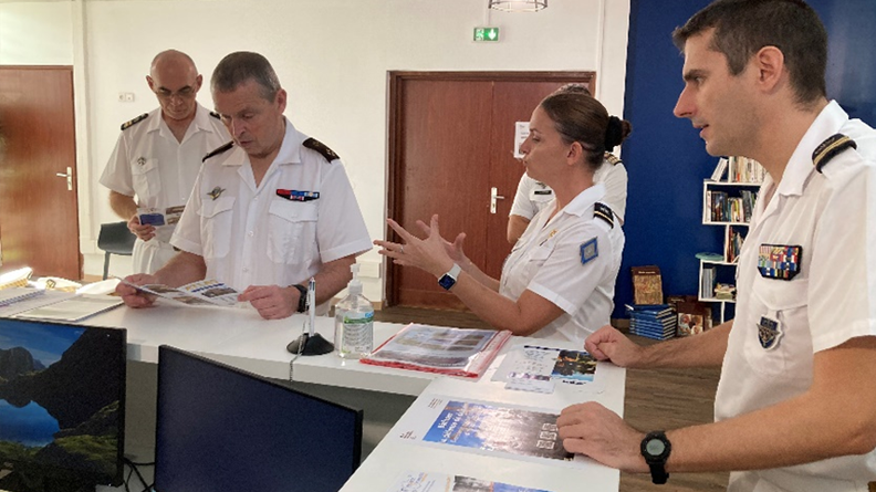 Le directeur central du SCA en visite de commandement à la DICOM des Antilles 
