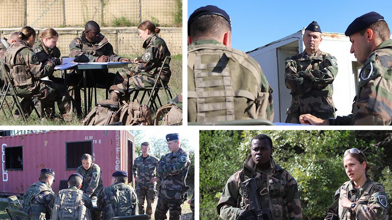 Exercice OTTER : les élèves commissaires se préparent à soutenir les opérations extérieures