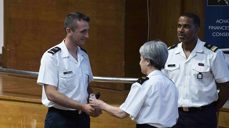 Fin de scolarité à l’école des commissaires des armées 
