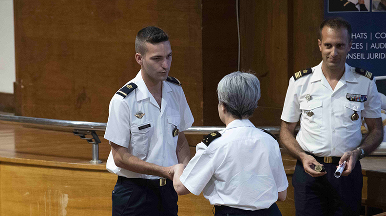 Fin de scolarité à l’école des commissaires des armées 