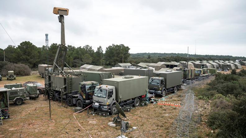 unités de l’armée de l’air et de l’espace (AAE) déployées dans le massif de la Gardiole