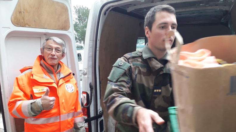 Opération « Restos du Coeur et Croix-Rouge Française » 