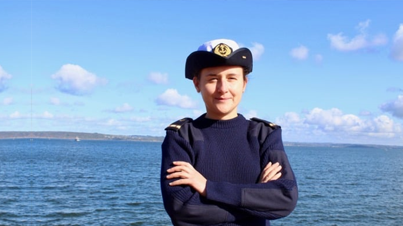 commissaire aspirant Clémence, de la promotion 2020 de l'école des commissaires des armées
