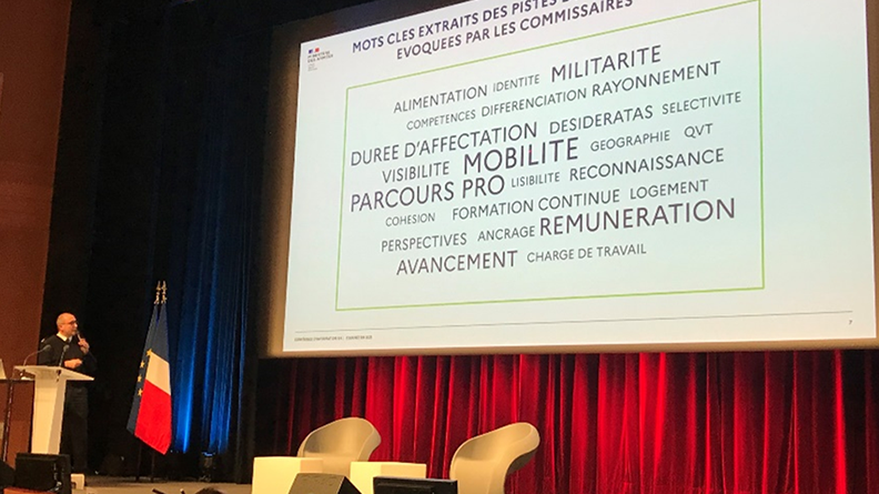 conférence d’information RH attendue et constructive dédiée au corps des commissaires