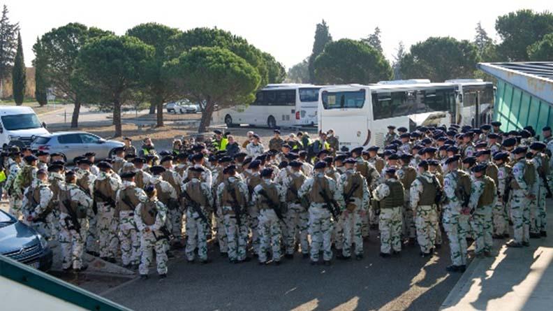 soutien de la mission AIGLE