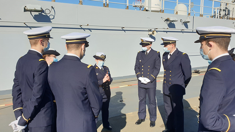 Les commissaires-élèves d’ancrage marine appareillent pour la mission Jeanne d’Arc 2022 !