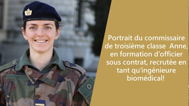 commissaire de troisième classe Anne, officier sous contrat de la promotion OSCC21A