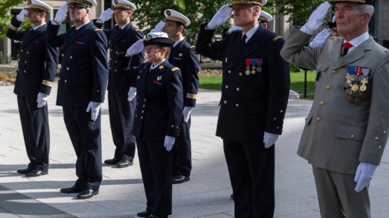 Participation à la prise d’armes annuelle de rentrée de la DGA
