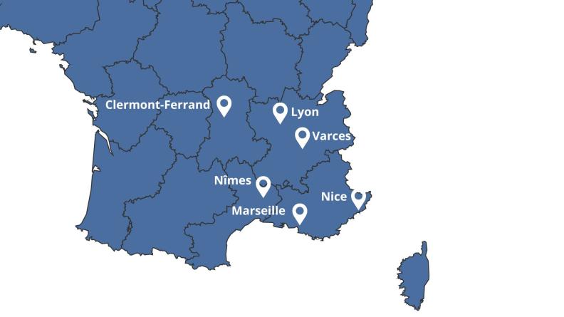 Les centres du Service national et de la jeunesse dirigés depuis l'enceinte de Lyon 