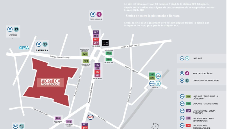 plan d'accès A2IND