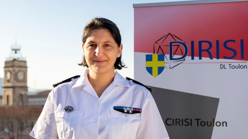 Capitaine de frégate Aude, chef d'un CIRISI