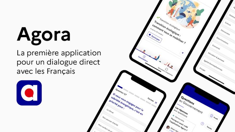 Agora, une application permettant un dialogue direct entre les citoyens et le gouvernement