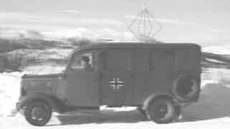 Un camion gonio de l'Abwehr.