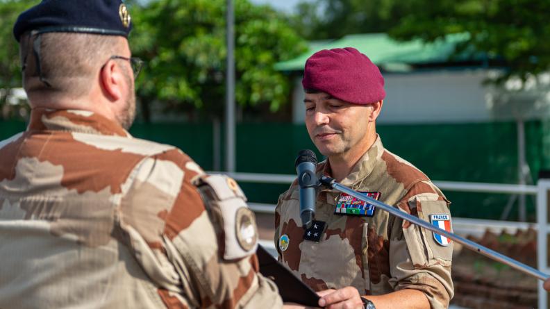 Le général de division Bruno BARATZ prend le commandement de l’opération