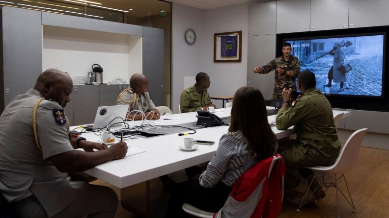 Semaine d’immersion de quatre officiers gabonais et nigériens 