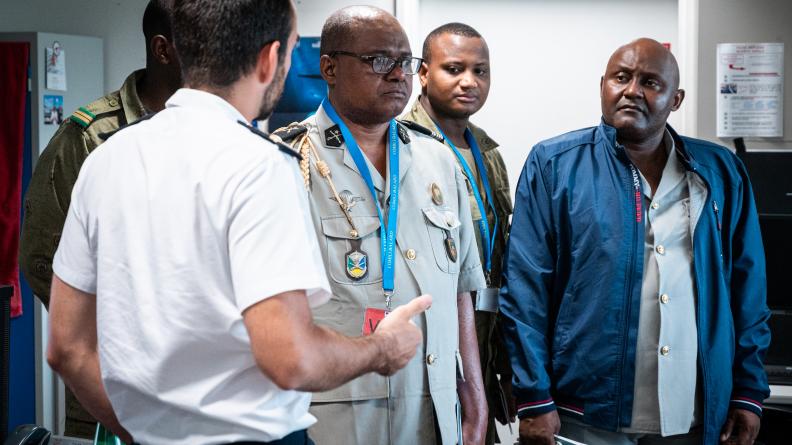 Semaine d’immersion de quatre officiers gabonais et nigériens 
