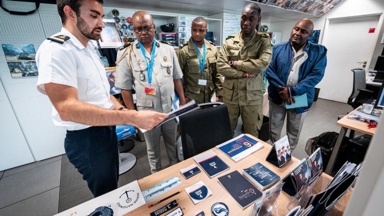 Semaine d’immersion de quatre officiers gabonais et nigériens 