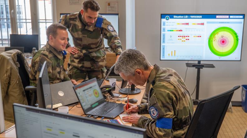 DEFNET 2025 Centre des opération cyber de l’exercice © Armée de Terre