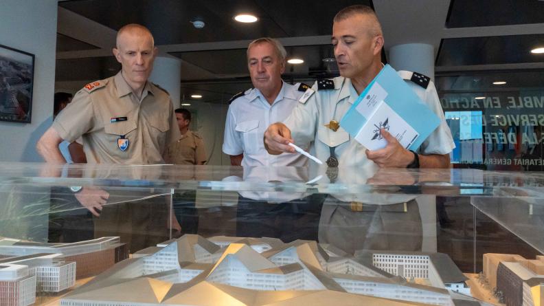 Rencontre du chef d’état-major des armées avec ses homologues belge, néerlandais et luxembourgeois