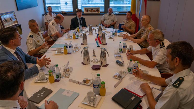 Rencontre du chef d’état-major des armées avec ses homologues belge, néerlandais et luxembourgeois