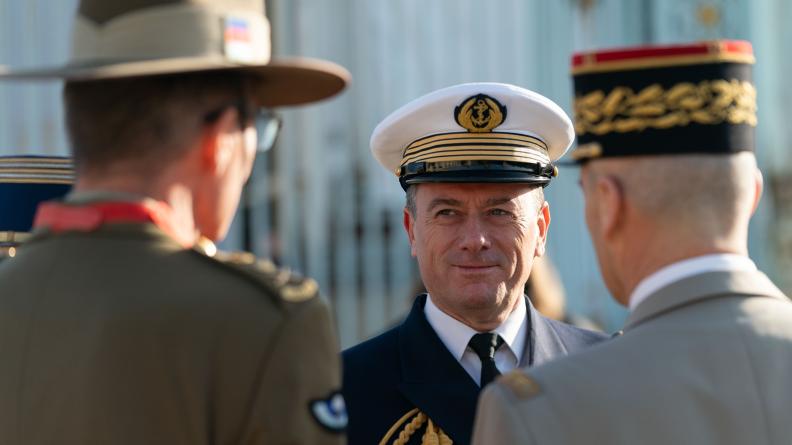 Le chef d’état-major des Armées reçoit la visite de son homologue australien