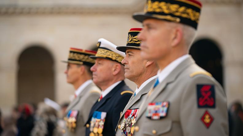 CEMA lors de la prise d'armes de rentrée 2025 aux Invalides