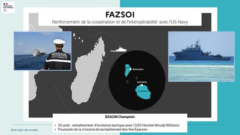 Renforcement de la coopération et de l’interopérabilité avec l’US Navy