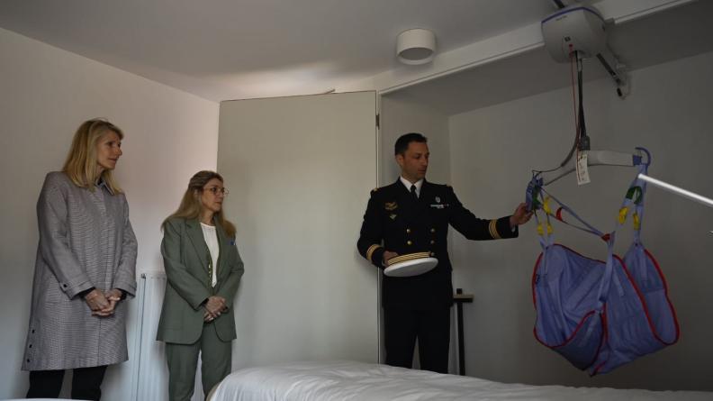 Inauguration du village de blessés 