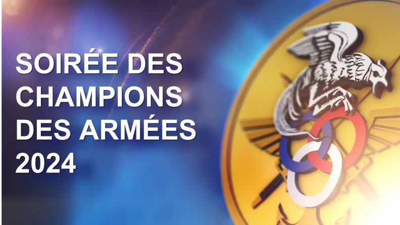 Affiche soirée des champions des armées 2024 Affiche soirée des champions des armées 2024