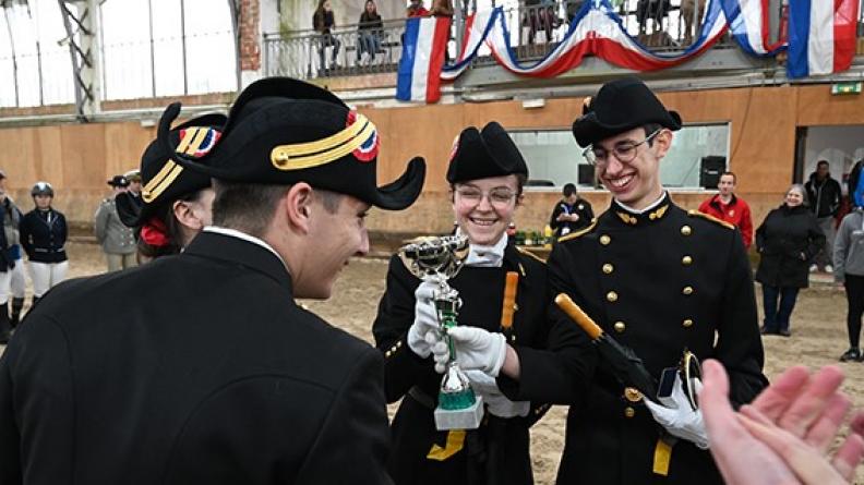 Les épreuves d’équitation se sont déroulées à l’Ecole militaire du CNSD, au Quartier du Carrousel